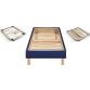 MERINOS Sommier  90 x 200 Self Kit chine bleu nuit 0920