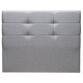MERINOS Tête de lit Cozy chine gris clair 160cm (170cm finie)
