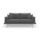 ALTEREGO DIVANI Canapé tissu Logan 2 places max 198 cm