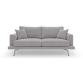 ALTEREGO DIVANI Canapé tissu Logan 3 places 218 cm