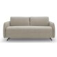 ALTEREGO DIVANI Canapé lit Dallas canapé convertible 140 cm Beige