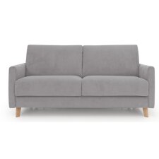 ALTEREGO DIVANI Canapé lit rapido REMY canapé convertible 140 cm  Gris clair