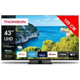 THOMSON TV LED 4K 109 cm 43UG5C14 - Google TV