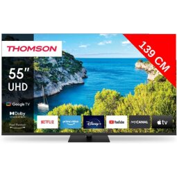 THOMSON TV LED 4K 139 cm 55UG5C14 Google TV