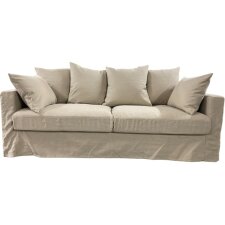 UB DESIGN Salon tissu Boheme 4 places 197cm - coloris taupe