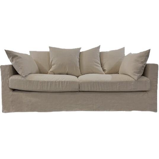 UB DESIGN Salon tissu Boheme 4 places 197cm - coloris taupe