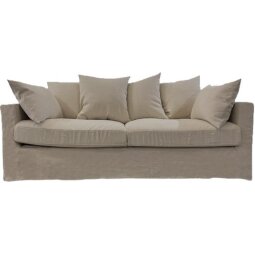 UB DESIGN Salon tissu Boheme 4 places 197cm - coloris taupe