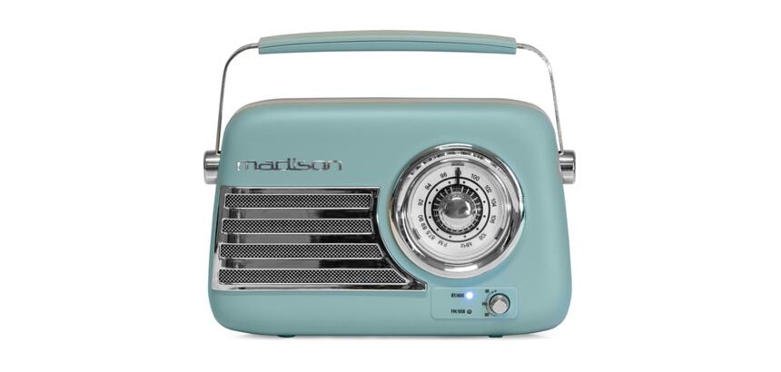 Radio Madison portable Freesound VR40 Vintage Bleu Mat