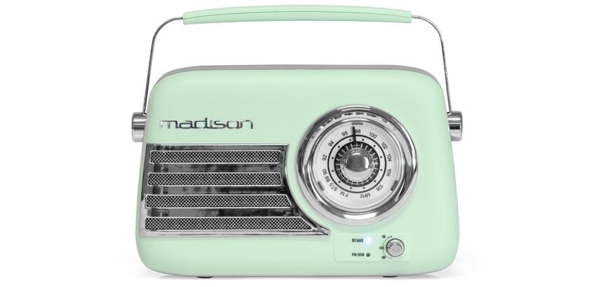 Radio Madison portable Freesound VR40 Vintage Vert Mat