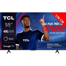 TCL TV LED 4K 139 cm 55P71B Google TV
