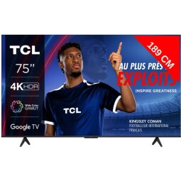 TCL TV LED 4K 189 cm 75P71B Google TV