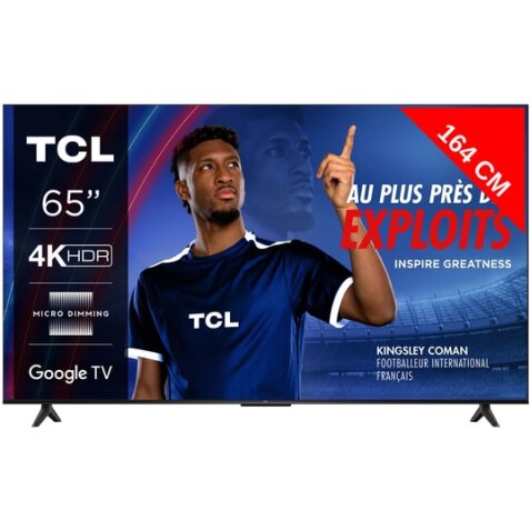 TCL TV LED 4K 164 cm 65V6B Google TV