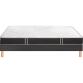 BULTEX Ensemble Matelas Sommier 140 x 190 Vitality 2.1 140x190 + sommier gris fumé +pieds