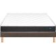 BULTEX Ensemble Matelas Sommier 140 x 190 Vitality 2.1 140x190 + sommier marron +pieds