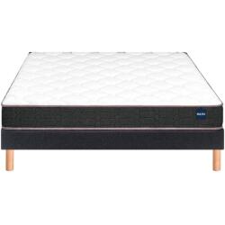 BULTEX Ensemble Matelas Sommier 160 x 200 Vitality 2.1 160x200 + sommier gris foncé +pieds