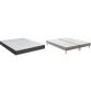 BULTEX Ensemble Matelas Sommier 160 x 200 Vitality 2.1 160x200 + 2 sommiers grege +pieds
