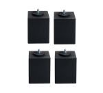 MERINOS Jeu de pieds Carré JK087890 carré noir