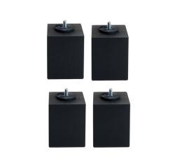 MERINOS Jeu de pieds Carré JK087890 carré noir