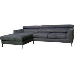 CITY Canapé tissu angle gauche assise glissante
