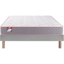 MERINOS Matelas 160 x 200 Au lit 160x200 + sommier gris clair + pieds
