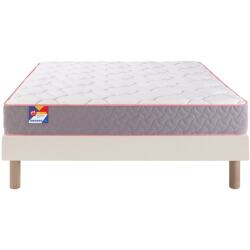 MERINOS Matelas 160 x 200 Au lit 160x200 + sommier sable + pieds