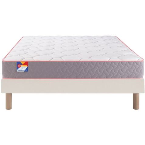 MERINOS Matelas 160 x 200 Au lit 160x200 + sommier sable + pieds