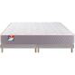 MERINOS Ensemble Matelas Sommier 160 x 200 Au lit 160x200 + 2 sommiers anthracite pieds