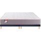 MERINOS Ensemble Matelas Sommier 160 x 200 Au lit 160x200 + 2 sommiers bleu pieds