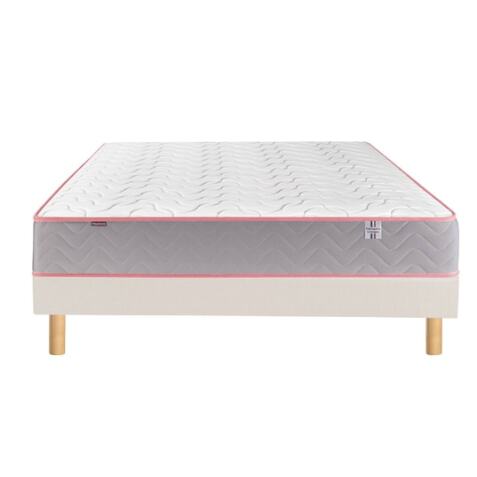 MERINOS Matelas 140 x 190 Endormi 140x190 + sommier sable + pieds
