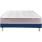 MERINOS Ensemble Matelas Sommier 160 x 200 Endormi 160x200 + sommier bleu + pieds