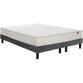 EPEDA Ensemble Matelas Sommier 160 x 200 Pavillon 160x200 + 2 sommiers gris pieds