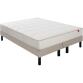 EPEDA Ensemble Matelas Sommier 160 x 200 Pavillon 160x200 + 2 sommiers taupe pieds