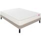 EPEDA Ensemble Matelas Sommier 140 x 190 Voyage 140x190 + sommier naturel + pieds