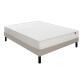 EPEDA Ensemble Matelas Sommier 160 x 200 Voyage 160x200 + sommier taupe + pieds