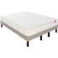 EPEDA Ensemble Matelas Sommier 160 x 200 Voyage 160x200 + 2 sommiers naturel pieds