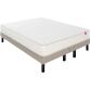 EPEDA Ensemble Matelas Sommier 160 x 200 Voyage 160x200 + 2 sommiers taupe pieds