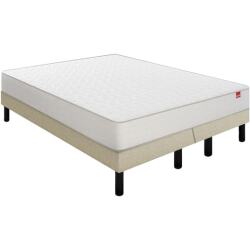 EPEDA Ensemble Matelas Sommier 160 x 200 Voyage 160x200 + 2 sommiers lin pieds