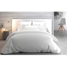 ANNE DE SOLENE Housse de couette Housse couette Vexin 300x240cm blanc Percale 80F