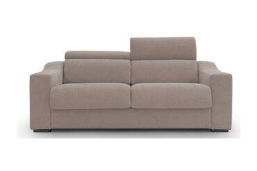 ALTEREGO DIVANI Canapé lit rapido Eloise canapé convertible 160 cm taupe