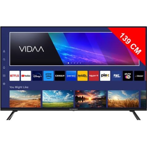 SCHNEIDER TV QLED 4K 139 cm SERIE A1 / QLED TV 4K UHD Smart VIDAA
