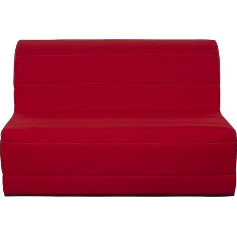 UB DESIGN Canapé lit Melody BZ 140 rouge