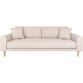 HOUSE NORDIC Canapé tissu Lido 3 places sable (210x93x78)