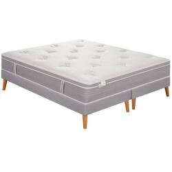 SIMMONS Ensemble Matelas Sommier 2 x 80 x 200 R-SW5 160x200cm + sommiers + pieds