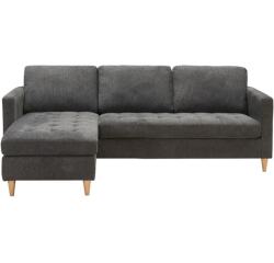 HOUSE NORDIC Canapé tissu Angle reversible Firenze gris