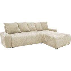 UB DESIGN Canapé lit Shelby angle droit convertible Crème C220