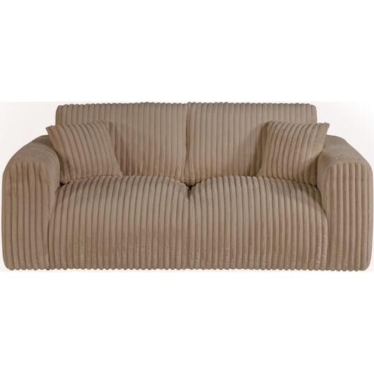 HIMA Canapé tissu Nuage 3 Places coloris taupe