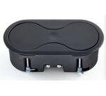 MSA Prise relais Bloc prise+USB EIGHT Noir