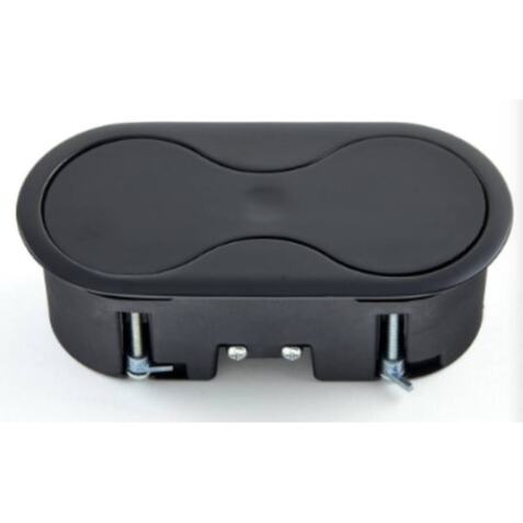 MSA Prise relais Bloc prise+USB EIGHT Noir