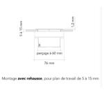 MSA Prise relais Bloc prise+USB EIGHT Noir