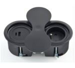 MSA Prise relais Bloc prise+USB EIGHT Noir
